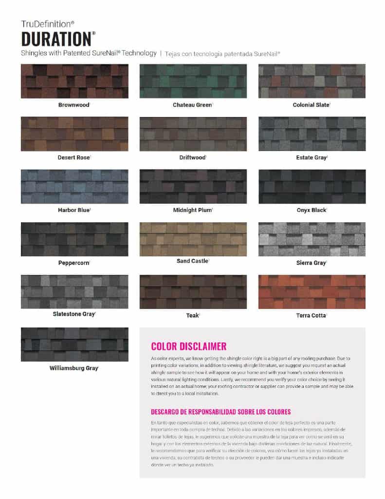 A guide showing how to choose the right roof shingle colors
